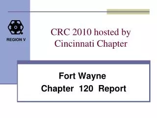 CRC 2010 hosted by Cincinnati Chapter