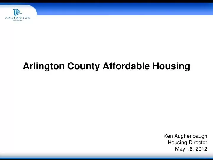arlington county affordable housing