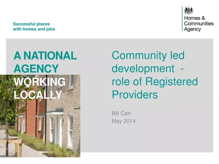 community led development role of registered providers
