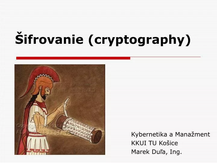 ifrovanie cryptography