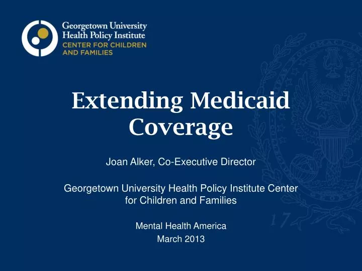 extending medicaid coverage