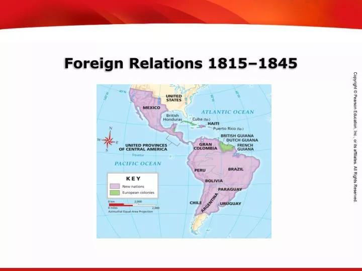 foreign relations 1815 1845
