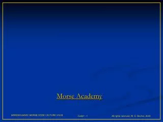 Morse Academy