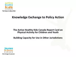 Knowledge Exchange to Policy Action