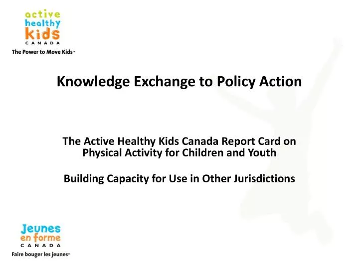 knowledge exchange to policy action