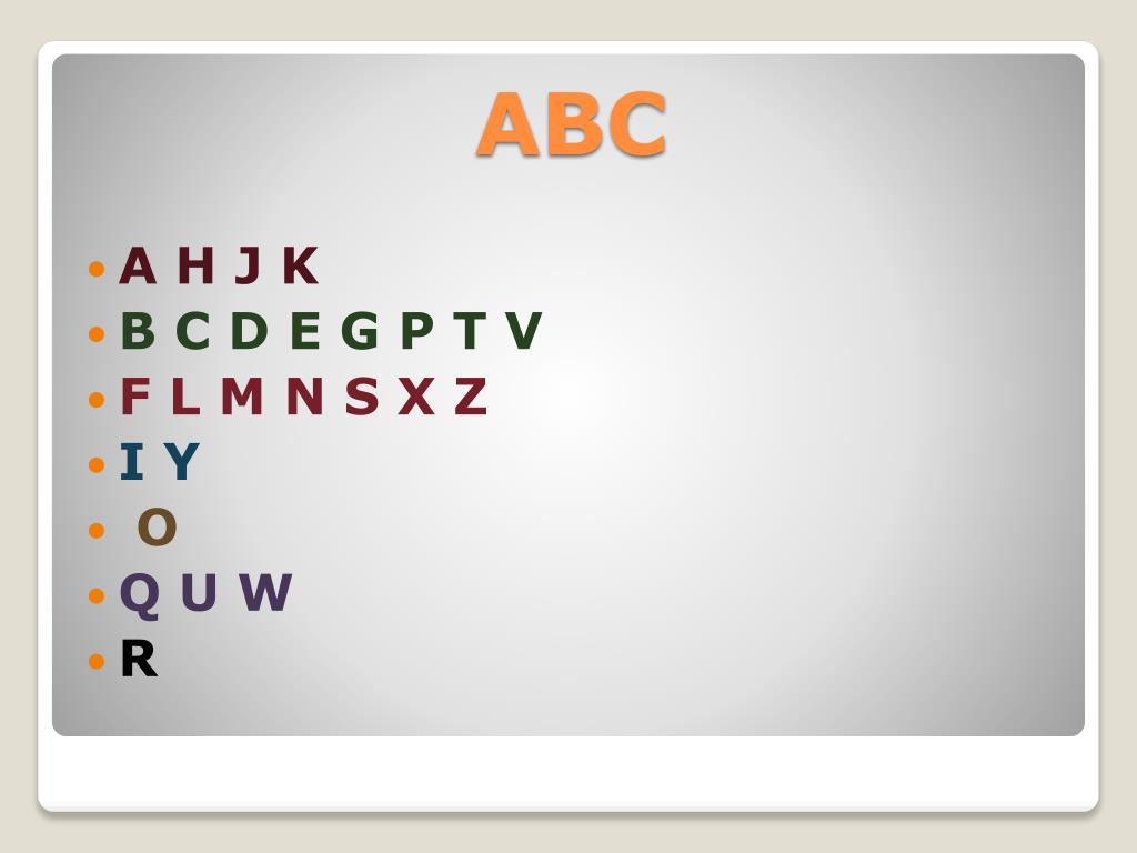 PPT - ABC PowerPoint Presentation, free download - ID:3849427