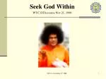 Seek God Within: Embrace Unity and Selfless Service in Daily Life - slide 1