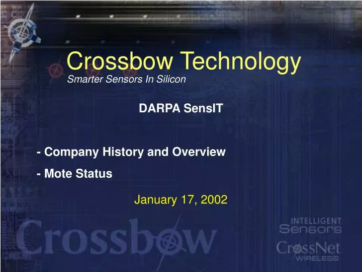 crossbow technology