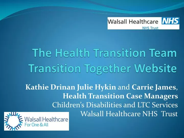the health transition team transition together website