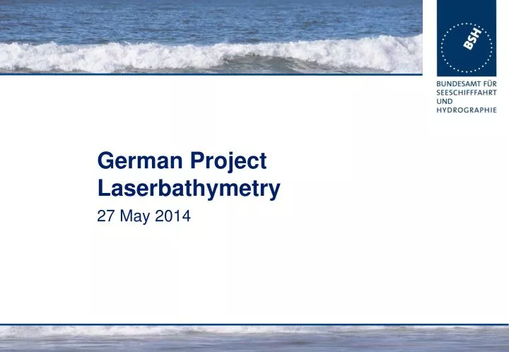 german project laserbathymetry
