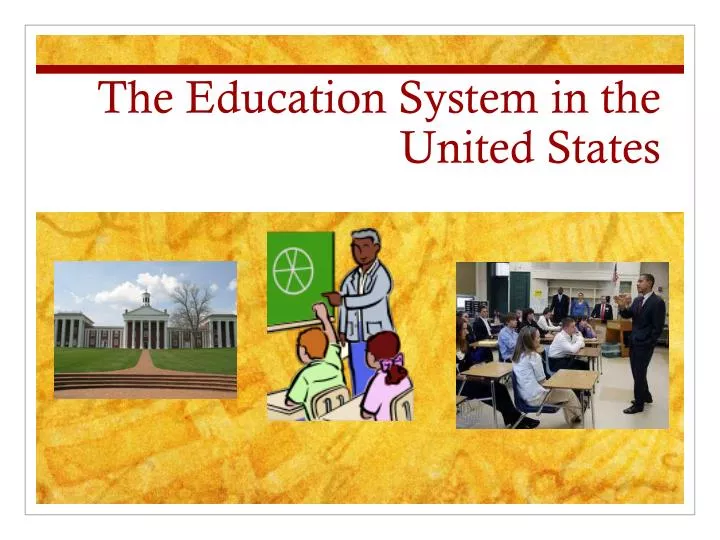the education system in the united states