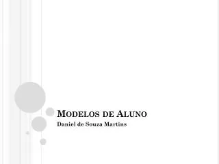 modelos de aluno