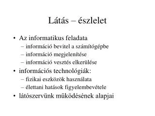 l t s szlelet