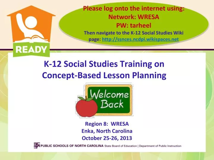 k 12 social studies training on concept based lesson planning