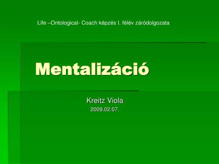 mentaliz ci