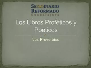 los libros prof ticos y po ticos