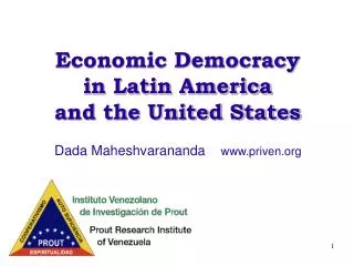 Economic Democracy in Latin America and the United States