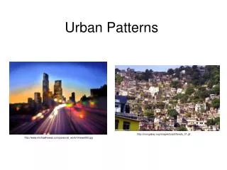 Urban Patterns