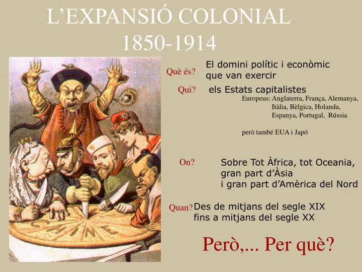 l expansi colonial 1850 1914