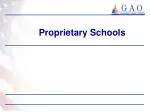 Proprietary Schools - slide 1