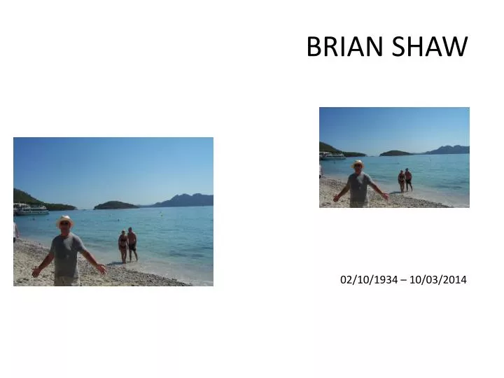 brian shaw