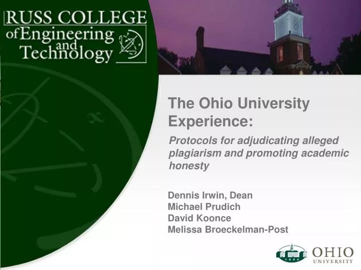 the ohio university experience