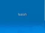 Isaiah - slide 1
