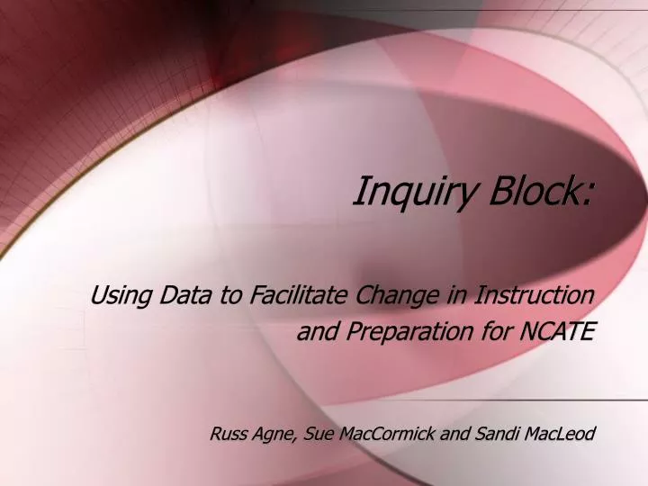 inquiry block