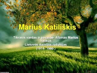 marius katili kis