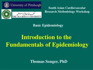 Introduction to the Fundamentals of Epidemiology
