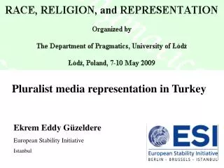 Pluralist media representation in Turkey