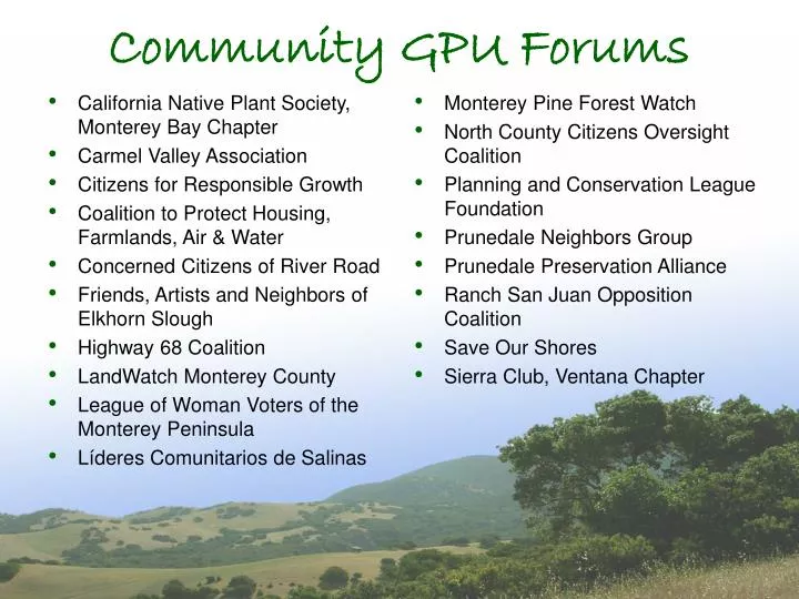 community gpu forums