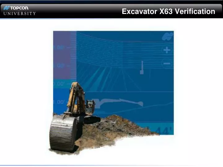 excavator x63 verification