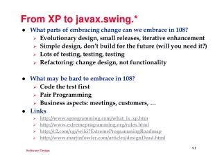 From XP to javax.swing.*