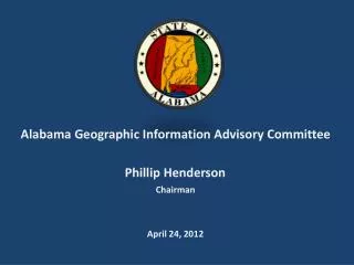 Alabama Geographic Information Advisory Committee