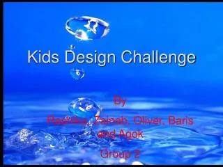 Kids Design Challenge