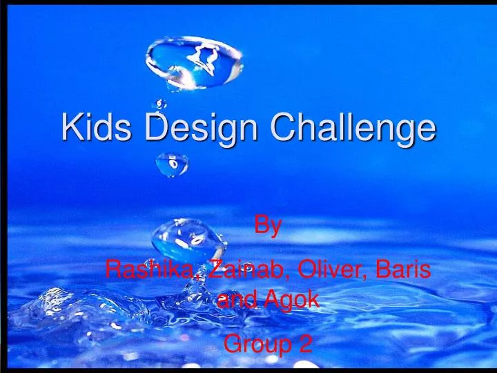 kids design challenge