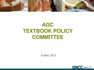AGC Textbook policy committee