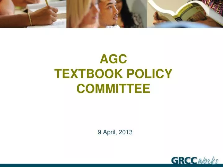 agc textbook policy committee