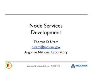 Node Services Development