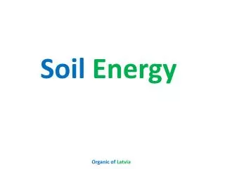 Soil Energy