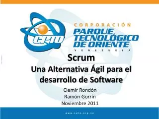 scrum una alternativa gil para el desarrollo de software