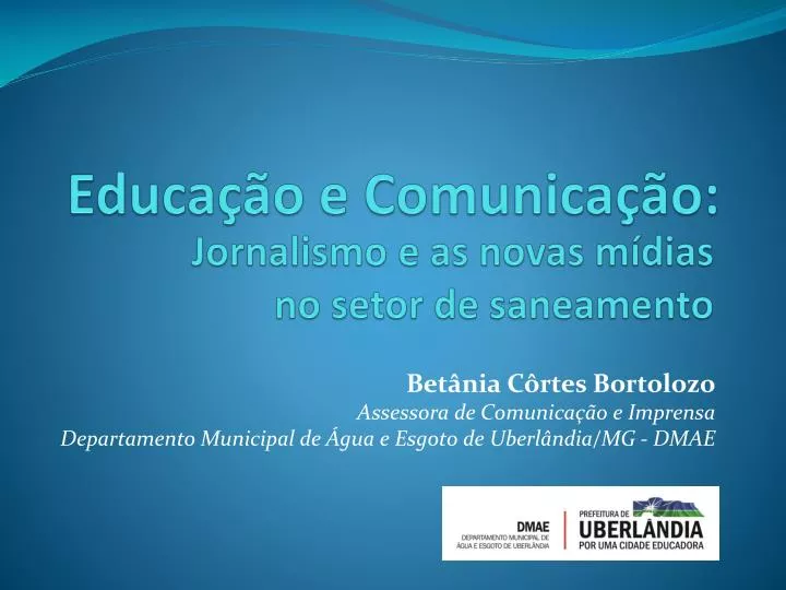 educa o e comunica o