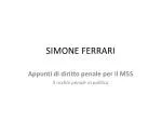 SIMONE FERRARI - slide 1