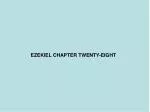 EZEKIEL CHAPTER TWENTY-EIGHT