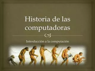 historia de las computadoras