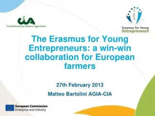 The EYE Programme: a chance for young European farmers