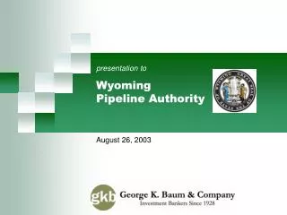 Wyoming Pipeline Authority