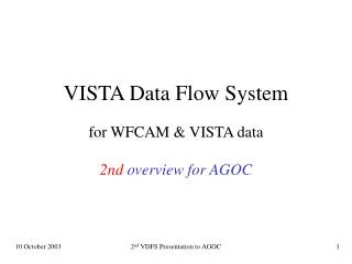 VISTA Data Flow System