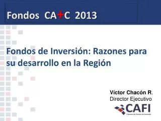 Fondos CA + C 2013